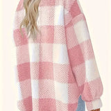 Frida | Giacca in pile elegante a righe