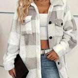 Frida | Giacca in pile elegante a righe