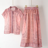 Maddalena | Set boho due pezzi stampato