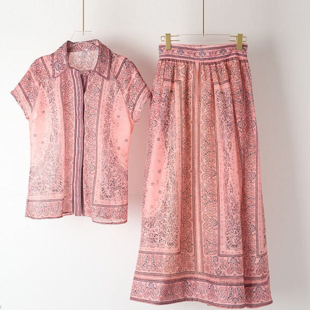 Maddalena | Set boho due pezzi stampato