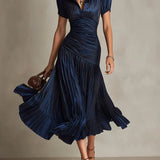 Lena | Abito lungo in chiffon vintage elegante