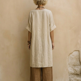 Elisabetta | Set tre pezzi grigio scuro e marrone con stampa tribale