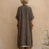 Elisabetta | Set tre pezzi grigio scuro e marrone con stampa tribale