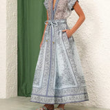 Maddalena | Set boho due pezzi stampato