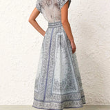 Maddalena | Set boho due pezzi stampato