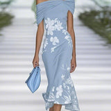 Emilia | Abito elegante con stampa floreale
