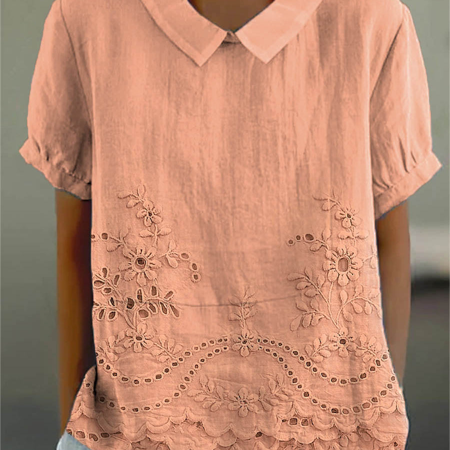 Tabita | Blusa con ricamo floreale