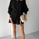Marlena | Set leggero blusa e shorts
