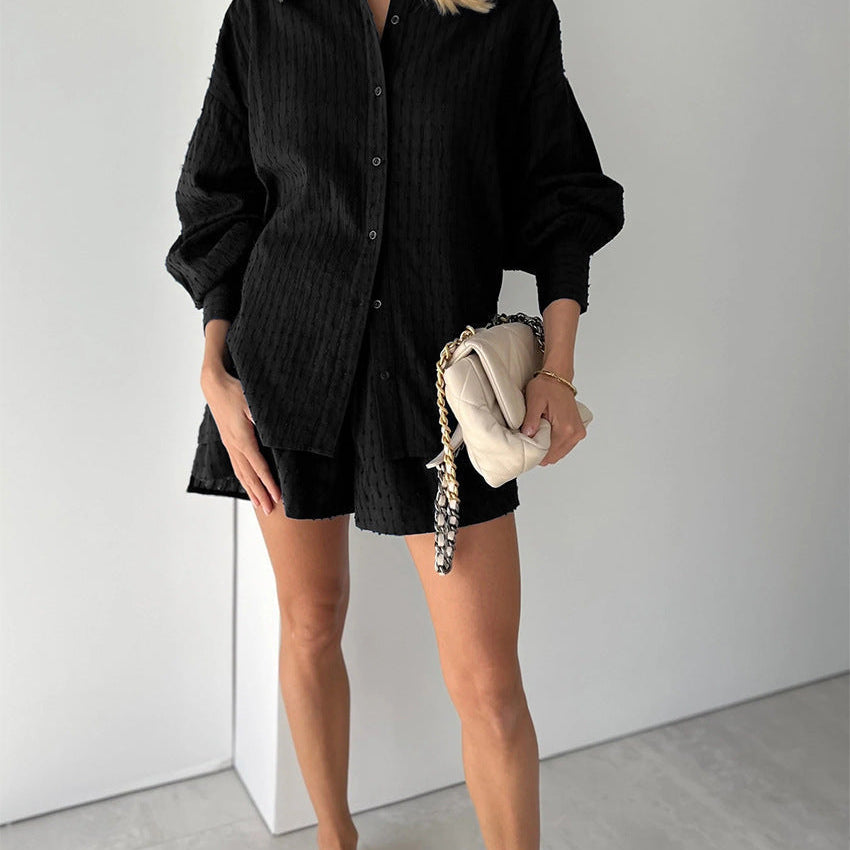 Marlena | Set leggero blusa e shorts