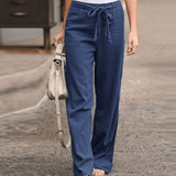 Ida | Pantaloni relax da donna con coulisse e vita elastica