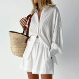 Marlena | Set leggero blusa e shorts