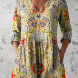 Anna-Carlotta | Blusa artistica stampata