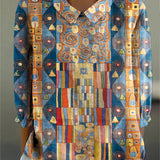 Anna-Ida | Blusa artistica stampata