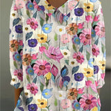 Vera | Blusa artistica stampata