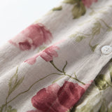 Emilia | Abito a fiori con lacci e vita vintage
