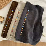 Maribela – Gilet in maglia con bottoni — 4