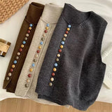 Maribela – Gilet in maglia con bottoni — 4