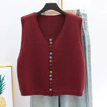Maribela – Gilet in maglia con bottoni — 6