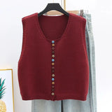 Maribela – Gilet in maglia con bottoni — 6