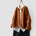 Marlene – Cardigan in lino — 1