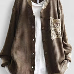 Marcelina – Cappotto in maglia con tasche — 1