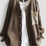 Marcelina – Cappotto in maglia con tasche — 1