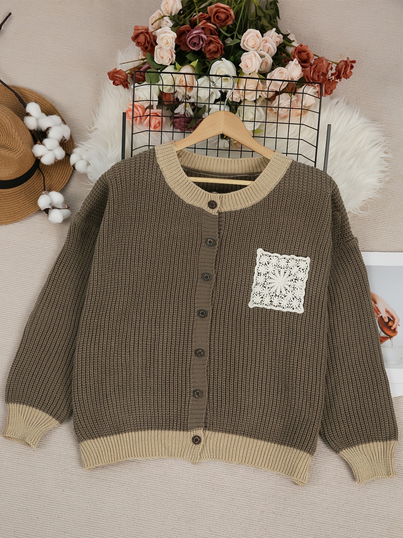 Marcelina – Cappotto in maglia con tasche — 3