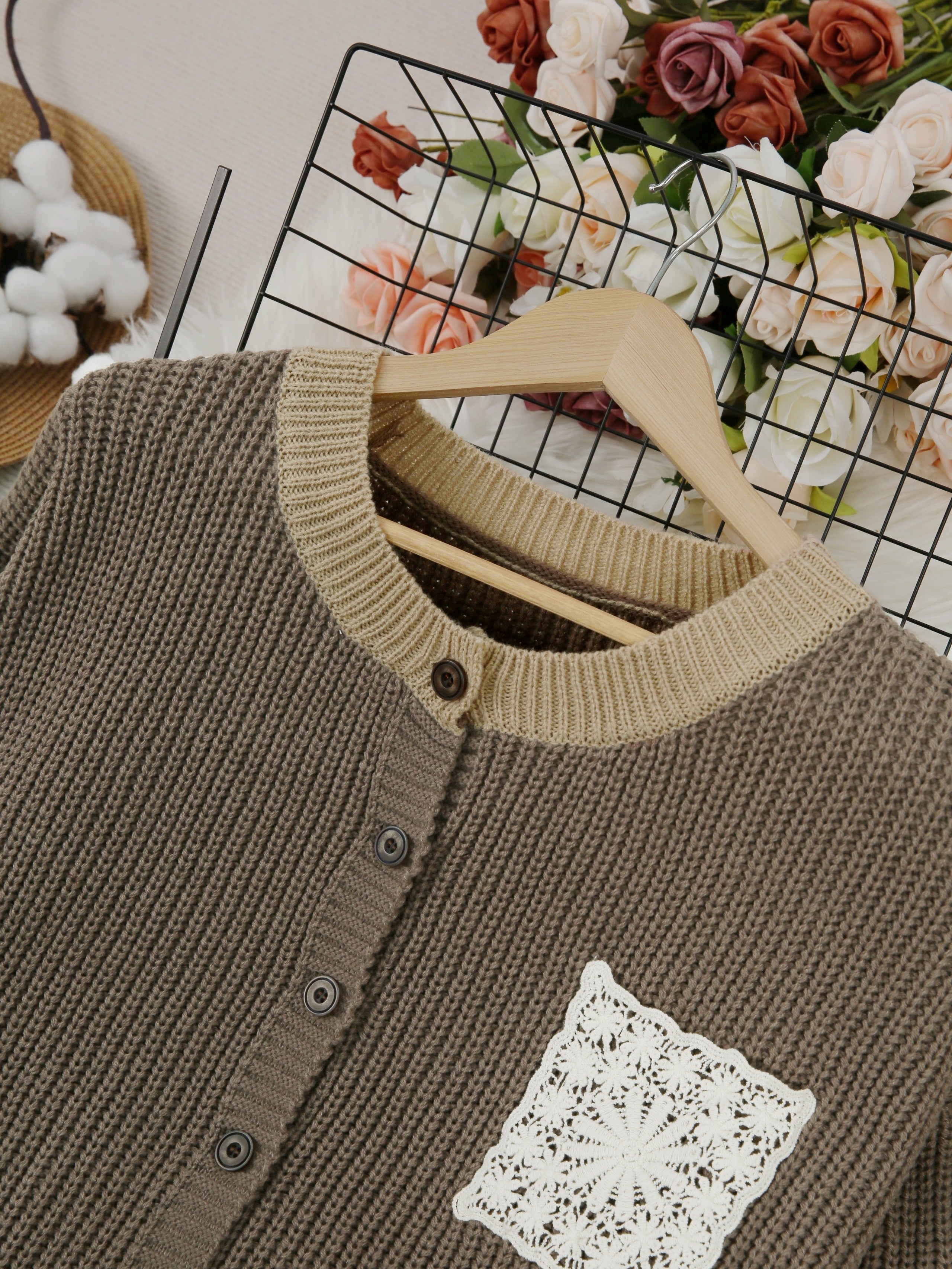 Marcelina – Cappotto in maglia con tasche — 4