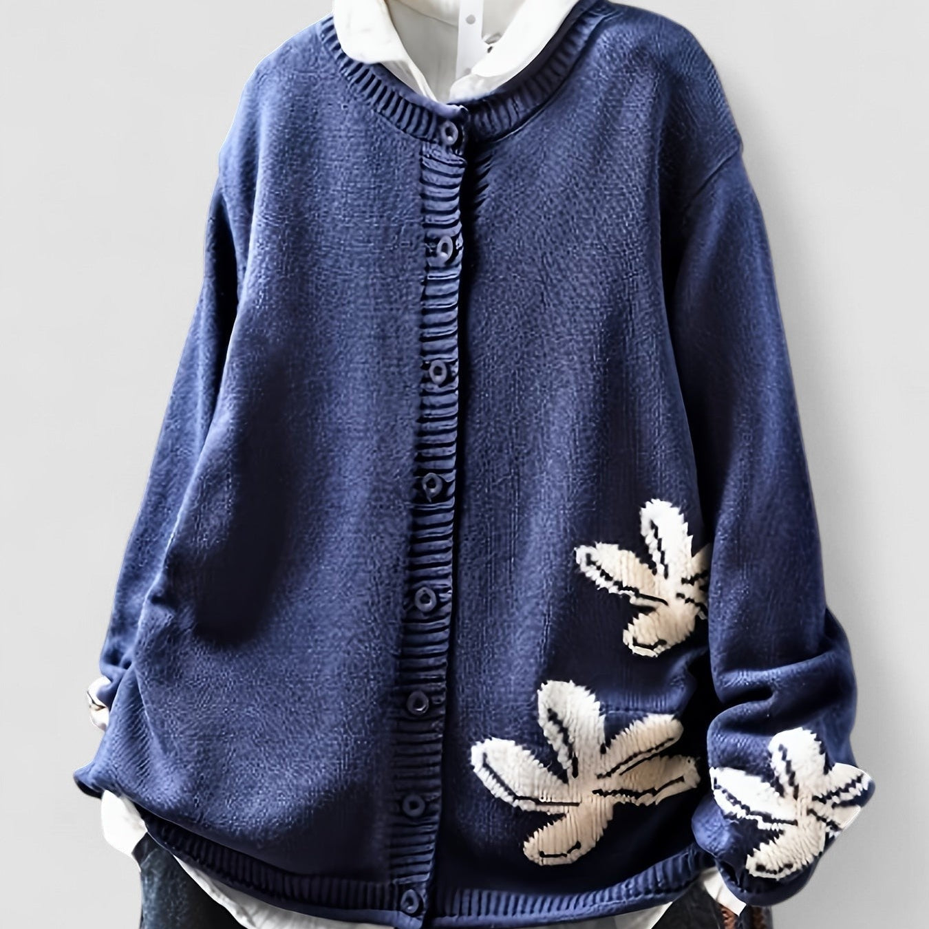 Safira – Cardigan con fantasia floreale — 1