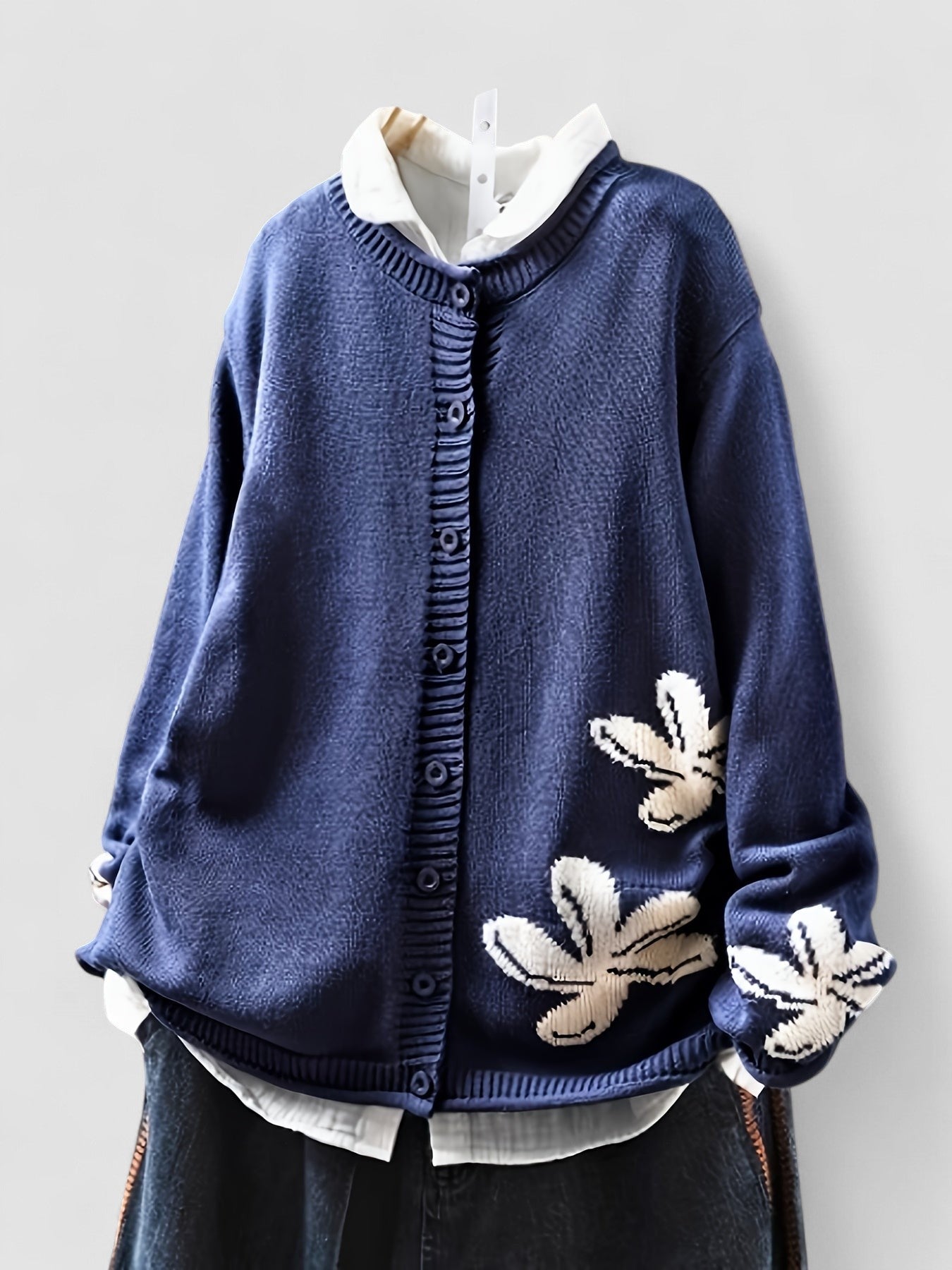 Safira – Cardigan con fantasia floreale — 1