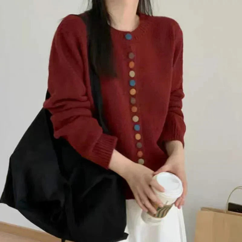 Celeste – Cardigan in maglia fine — 2