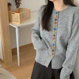 Celeste – Cardigan in maglia fine — 3