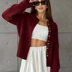 Nicole – Cardigan con dettagli bottoni — 3