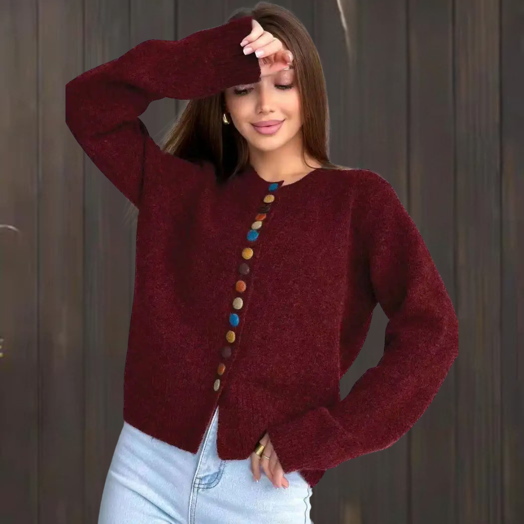 Nicole – Cardigan con dettagli bottoni — 4