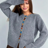 Nicole – Cardigan con dettagli bottoni — 5