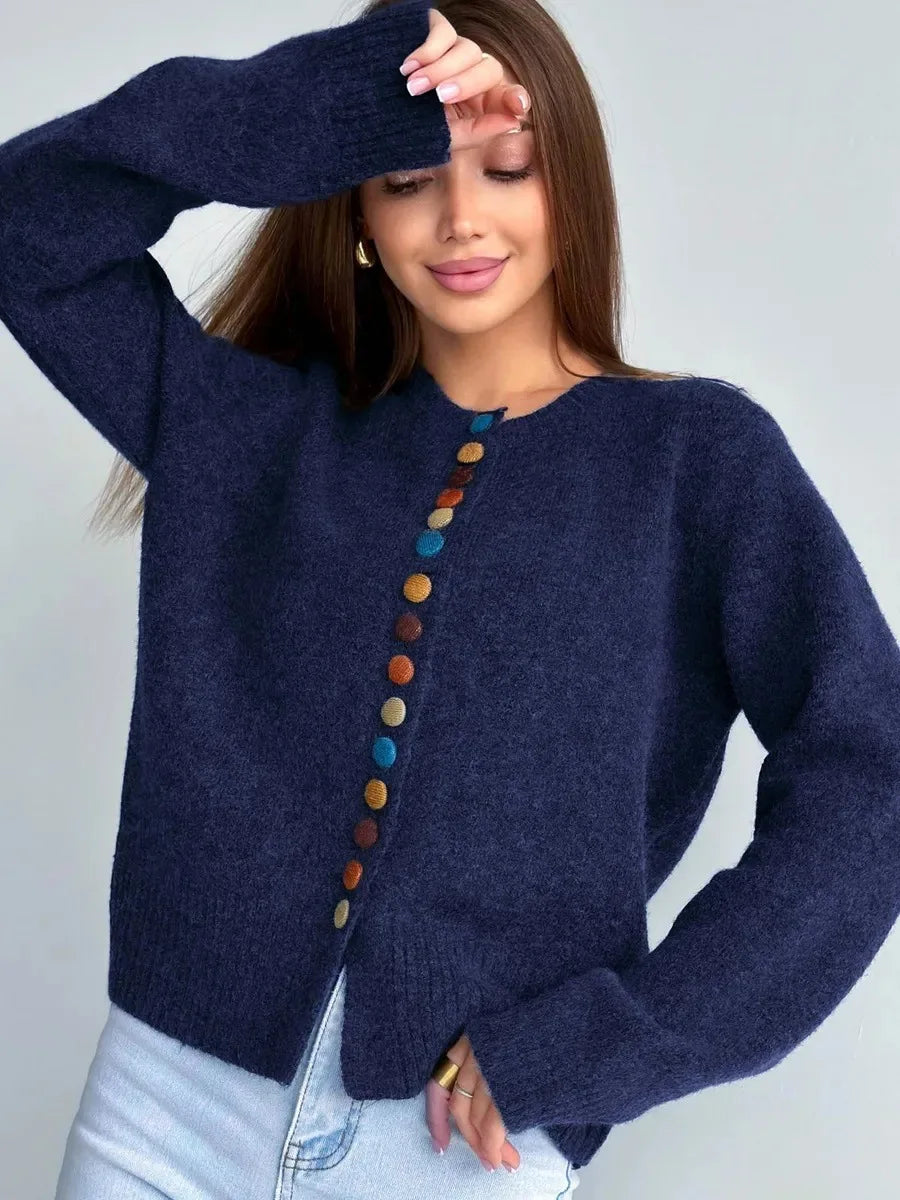 Nicole – Cardigan con dettagli bottoni — 6