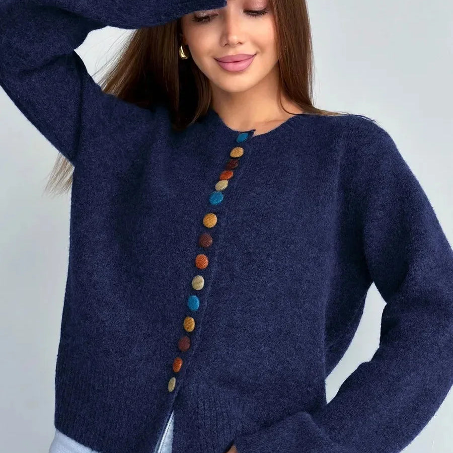 Nicole – Cardigan con dettagli bottoni — 6
