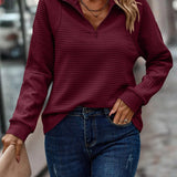 Vilja | Pullover con zip corta — 4