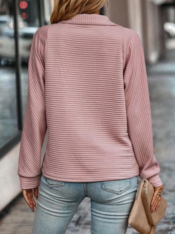 Vilja | Pullover con zip corta — 6