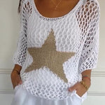 Larissa | Elegante maglione lavorato a maglia con stella — 1