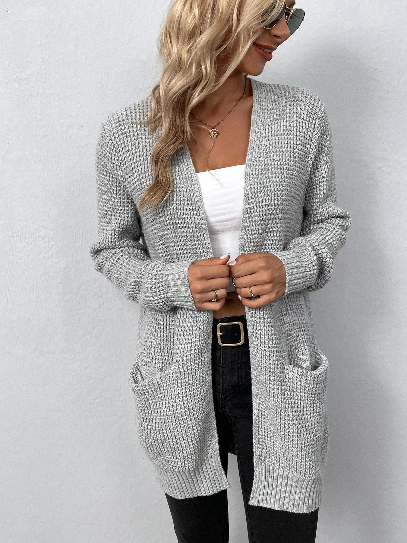 Nancy | Cardigan casual con tasche — 7