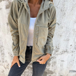 Danna | Giacca in velluto a coste con cappuccio e zip — 3