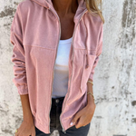Danna | Giacca in velluto a coste con cappuccio e zip — 4
