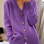 Adele | Cardigan elegante con bottoni a cuore — 4