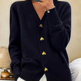 Adele | Cardigan elegante con bottoni a cuore — 6