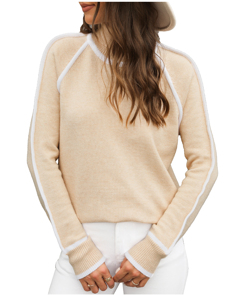 Elle | Comodo maglione a collo alto da donna — 7