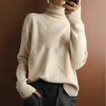 Marcelle | Maglione dolcevita a maglia grossa — 2