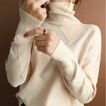 Marcelle | Maglione dolcevita a maglia grossa — 3