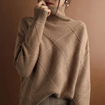 Marcelle | Maglione dolcevita a maglia grossa — 7
