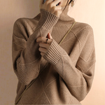Marcelle | Maglione dolcevita a maglia grossa — 8